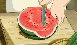 卖西瓜吃瓜群众gif