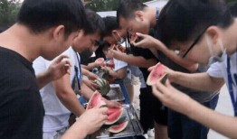 吃瓜群众拍照录像,记录生活点滴